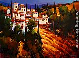 Michael O'Toole Toscana Hillside painting